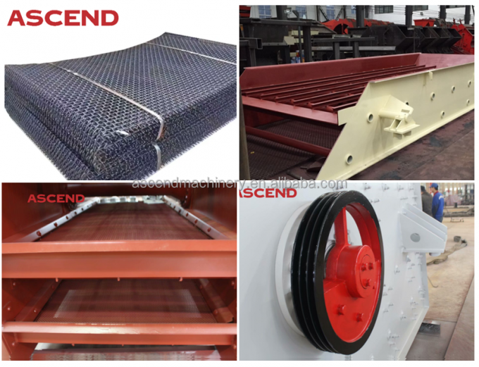 Quarry Vibrating Screen Machine Motor Drived Sand Sieving Shaker ISSO9001 2