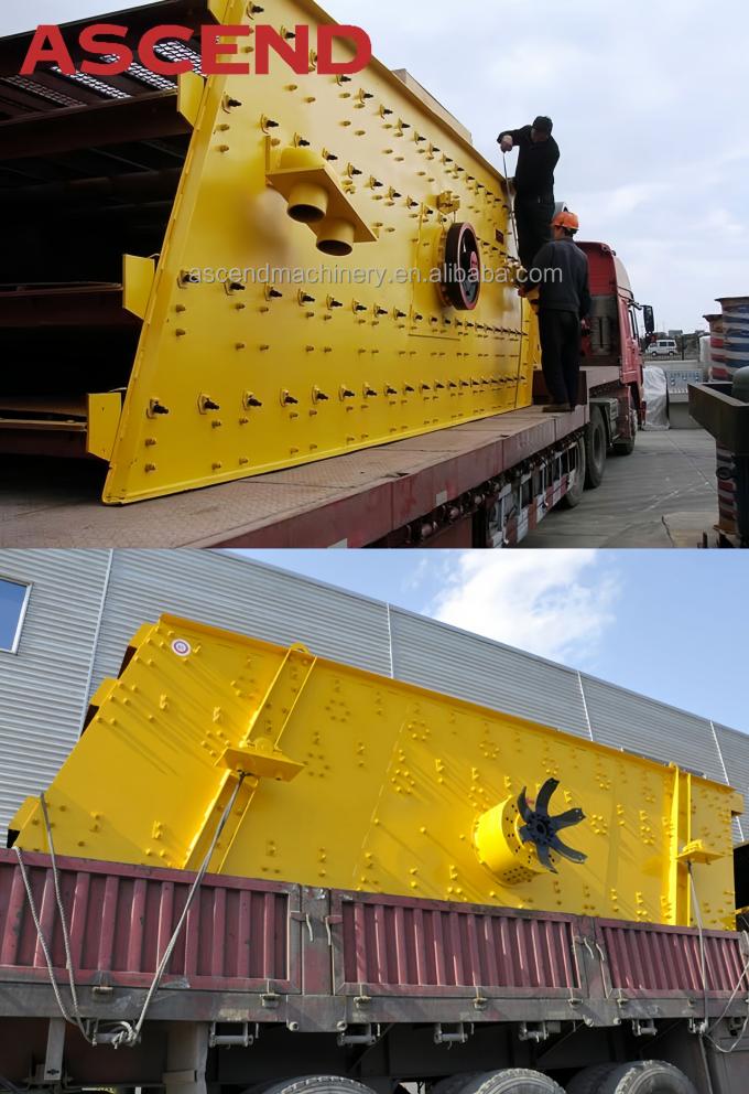 Quarry Vibrating Screen Machine Motor Drived Sand Sieving Shaker ISSO9001 5
