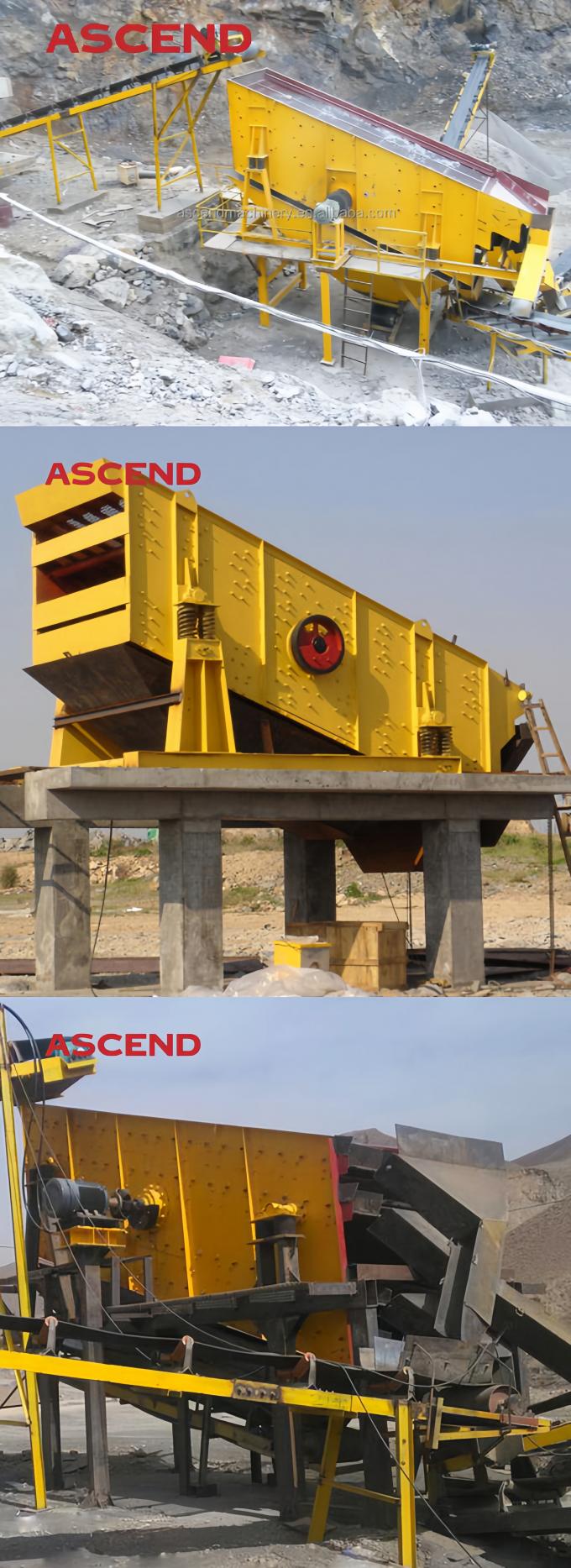 Quarry Vibrating Screen Machine Motor Drived Sand Sieving Shaker ISSO9001 6