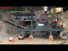 Mobile jaw crusher