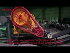 China Ascend jaw crusher-mobile hammer crusher-vibrate screen video