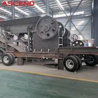 150-200tph Capacity Coal Marble Mobile Jaw Crusher With Vibrating Feeder Large Scale Mining Machinery