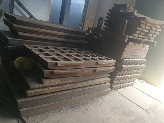 PE250x400 Movable Plate Mn22 Jaw Plate Crusher Spare Parts