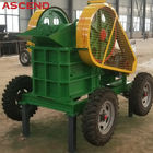 Mobile portable diesel engine PE250x400  Grinding Stone Jaw Crusher crasher plant