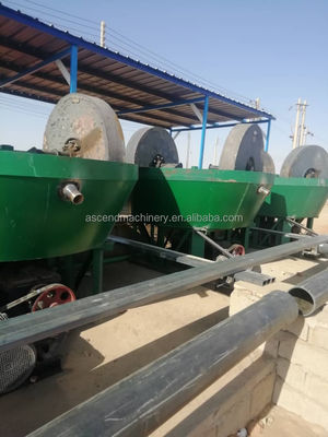 Mining Equipment For Gold ore metal minerals Panning Wet Pan Grinding Mill