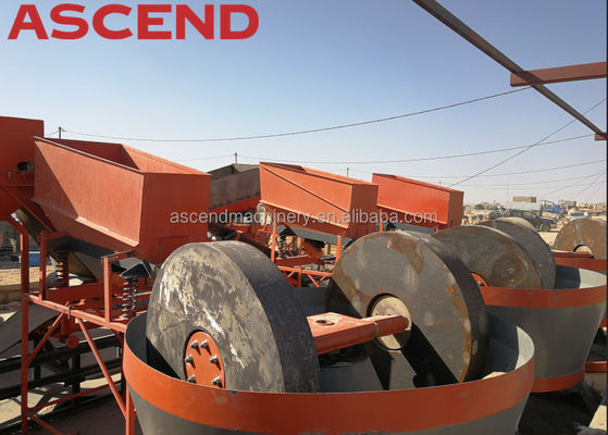 Gold Ore  Wet Pan Mill For Gold Rock Mining Grinding Equipment Africa