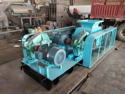 Smooth Teethed Double Roll Crusher Machine