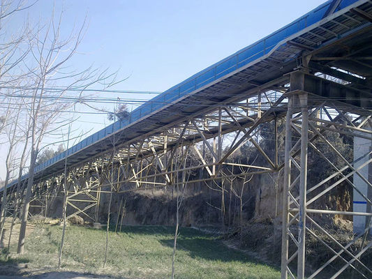 Quarry Coal Aggregates Rubber Belt Conveyor Machine