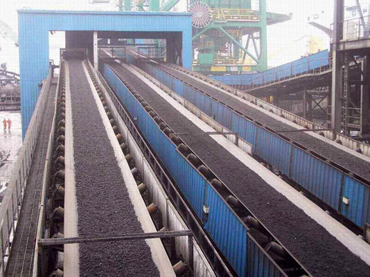 Quarry Coal Aggregates Rubber Belt Conveyor Machine