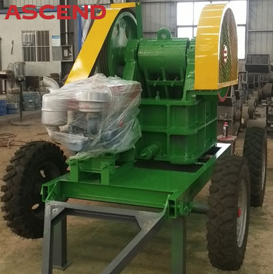 Mobile portable diesel engine PE250x400  Grinding Stone Jaw Crusher crasher plant
